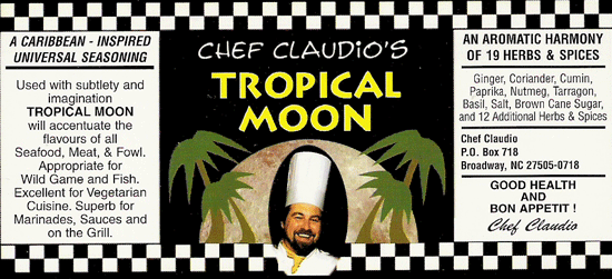 tropical moon label